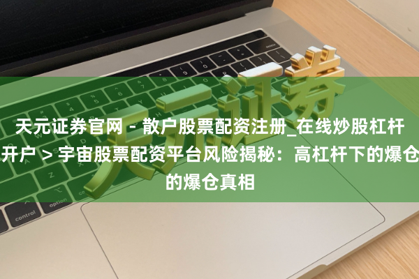 天元证券官网 - 散户股票配资注册_在线炒股杠杆官方开户 > 宇宙股票配资平台风险揭秘：高杠杆下的爆仓真相